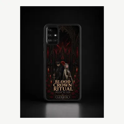 Productafbeelding van Samsung A71 hoesje, telefoonhoesje, beschermhoesje, case met bloedkroonmotief – LUNØIR ©