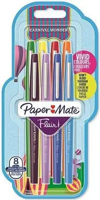 Produktbild von PAPER MATE Faserschreiber Flair Carn. Wonder 8er M 0.7 mm Blister