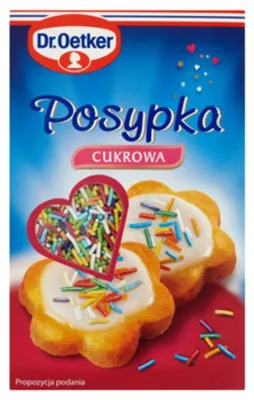Obrázek produktu pro Dr. Oetker Posypka cukrowa dekoracyjna 80 g