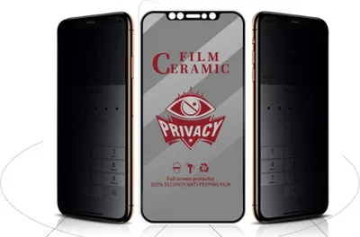 Zdjęcie produktu dla FOLIA PRYWATYZUJĄCA ANTI-SPY DO iPhone 15 Pro
