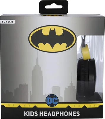 Zdjęcie produktu dla Słuchawki dla dzieci OTL Technologies Batman - limit 85 dB, 3-7 lat, gniazdo 3,5 mm