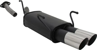 Produktbild von Novus Sportauspuff für Opel Astra G Caravan 2x76mm MS-Design  mit ABE