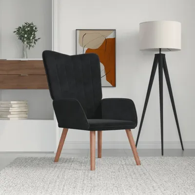 Produktbild von Maison Exclusive - Relaxsessel Schwarz Samt