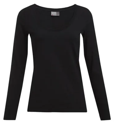 Obrázok produktu pre Promodoro - Dámske tričko s dlhým rukávom LT2666 (XL) (čierne)