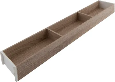Produktbild von Blum Ambia-Line Schubkastenrahmen schmal - 572x100x50mm, Bardolino Eiche Stahl