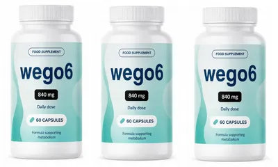 Produktbild von 3X Nahrungsergänzungsmittel Wego6, 60 Kapseln