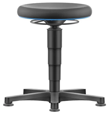 Produktbild von Bimos Drehhocker (Bodengleiter Integralschaum / Integralschaum schwarz) - 9460-2000-3277-532