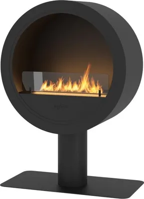 Produktbild von Incircle Stand-Bioethanol-Kamin - Runder Design-Boden-Biokamin d.70cm