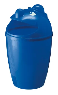 Produktbild von Abfallsammler mit Gesicht - Blau