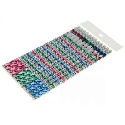 Produktbild von Bleistifte 'Matheformeln' 12er Set - 19 cm