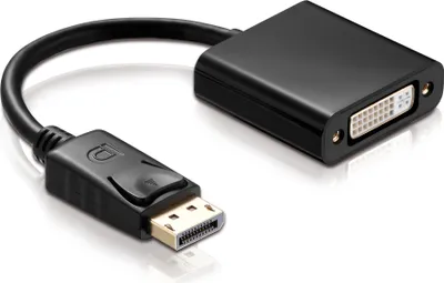 Produktbild von 10 cm Adapterkabel DisplayPort-Stecker / DVI-Kupplung