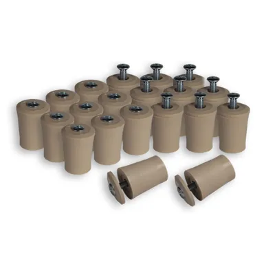 Produktbild von 20 x INOVATEC Rollladen Anschlagstopper 28 mm beige