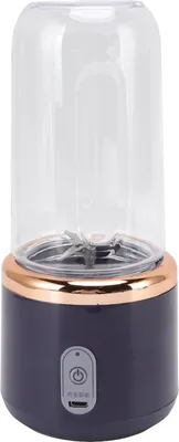Obrázek produktu pro Mini přenosný mixér 6 čepelí Vysokorychlostní 300 ml USB -Nabíjení -Šťávovar -Šálek na cestování