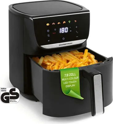 GOURMETmaxx Heißluft-Fritteuse 6l 1500W schwarz