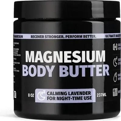 Produktbild von Körperbutter 120 ml mit beruhigendem Lavendel, Magnesium, Mangobutter für seidiges Hautgefühl
