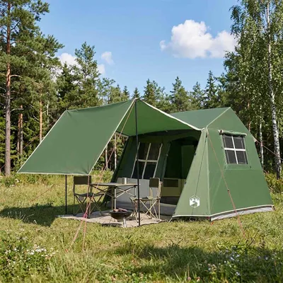 Produktbild von Möbel Tunnelzelt Grün 275 x 240 x 200 cm - Campingzelte CC2087