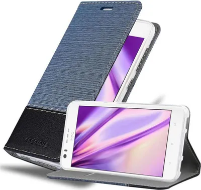 Produktbild von Cadorabo Hülle für HTC Desire 10 LIFESTYLE / Desire 825 Schutzhülle in Blau Handy Hülle Etui Book Case Cover