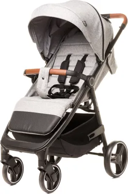 Obrázok produktu pre 4BABY STINGER dištančný vozík do 22 kg, gélové kolieska, s funkciou ľahu, deka na nohy, košík na pohár, farba svetlo šedá