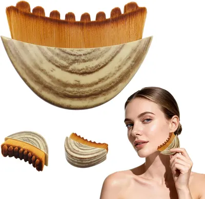 Imagen del producto de Masajeador facial para estimular la circulación linfática, compacto y diseñado para el contorno facial