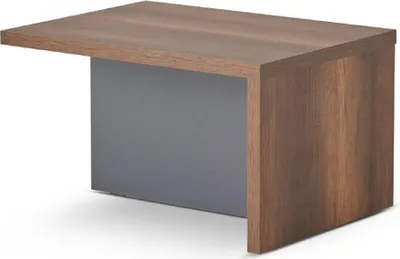 Produktbild von Couchtisch Braun Grau Zweifarbig Rechteckig Form Arbeitszimmer Modern