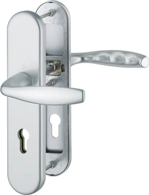 Obrázek produktu pro Bezpečnostní kování NY 1810H/3331/3410 Alu.F1 72mm 42-47mm HOPPE