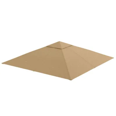 Obrázek produktu pro Střecha pavilonu Náhradní střecha pro pavilon, sluneční clona, 2,98 x 2,95 m, béžová