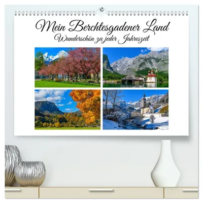 Produktbild von Mein Berchtesgadener Land - Wunderschön zu jeder Jahreszeit (hochwertiger Premium Wandkalender 2027 DIN A2 quer), Kunstdruck in Hochglanz