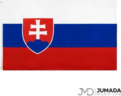 Obrázek produktu pro Jumadas slovenská vlajka - Vlajka Slovenska - Vlajka Slovenska - Vlajky - Polyester - 150 x 90 cm