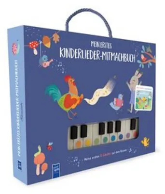Obrázok produktu pre Mein erstes Kinderlieder-Mitmachbuch - Klavier