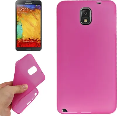 Produktbild von Handyhülle TPU Schutzhülle für Samsung Galaxy Note 3 / N9000 pink