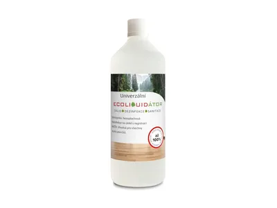 Obrázok produktu pre Ecoliquid ECOLIQUIDÁTOR, univerzálny čistiaci a dezinfekčný prostriedok, bez vône, 1 l