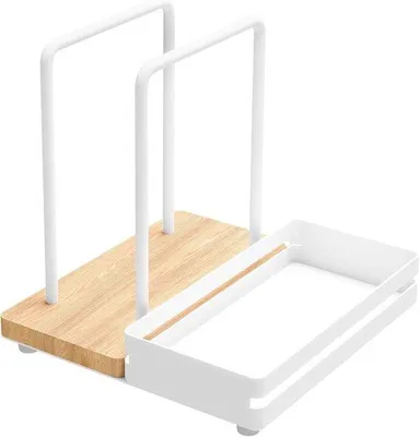 Produktbild von Servierwagen weiß Metall Holz Handcaddy