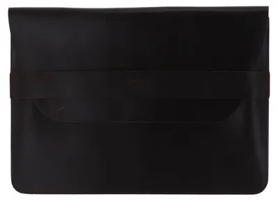 Produktbild von BUCKLE & SEAM Leder mit Laptopfach Terra Leather Laptop Sleeve Brown dunkelbraun