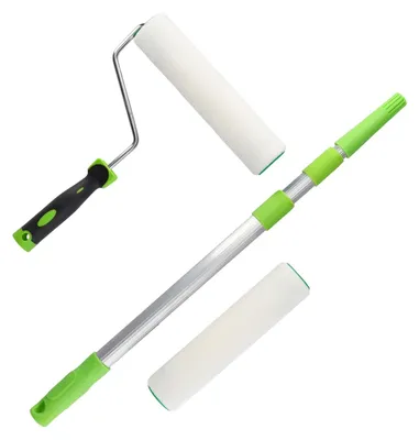 Immagine prodotto di Set di rulli per pittura con manico telescopico da 25 cm