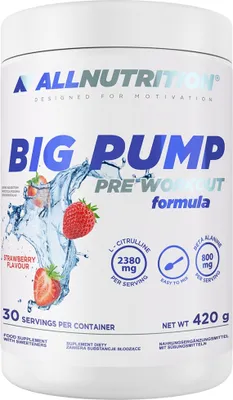 Produktbild von AllNutrition | Big Pump Pre-Workout Formula Strawberry