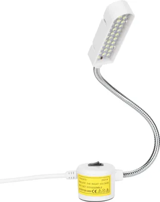 Obrázek produktu pro Světlo na šicí stroj s 33 LED diodami, 360° nastavitelnou kovovou trubicí a magnetickým uchycením