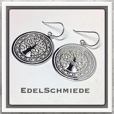 Produktbild von Baum des Lebens als Ohrhänger 925 Silber