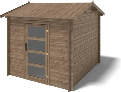 Produktbild von Gartenhaus, Gerätehaus 7.5m2 - 2.5x3m - 28mm - Imprägniert
