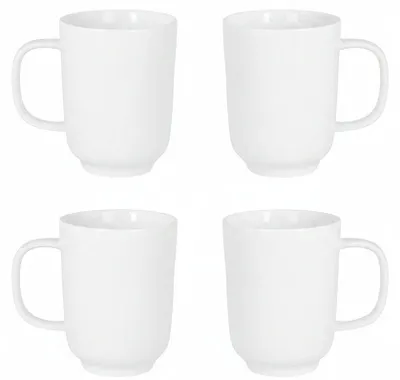 Productafbeelding van Cosy & Trendy Mokken Moon White 290 ml - 4 Stuks