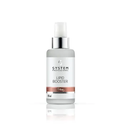A product shot of a bottle of System Professional Lipid Booster.