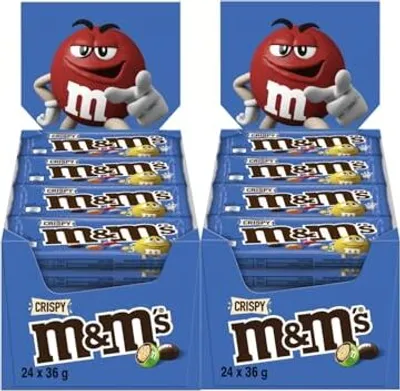 Produktbild von M&Ms Crispy 2x 24x 36g