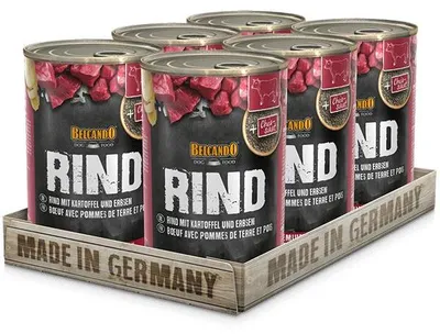 Produktbild von BELCANDO® Rind mit Kartoffel & Erbsen 6x 400g
