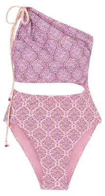 Produktbild von Women'secret Damen Trikini Boho Flower Schwimm-Slips, Rosa, S