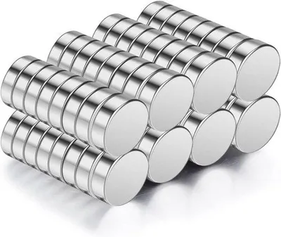 Immagine prodotto di Magneti al neodimio - Mini magneti da frigo ultra potenti - 64 pezzi - 8 x 3 mm