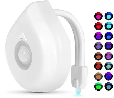 Obrázok produktu pre LED nočná lampička s pohybovým senzorom, 16 farieb