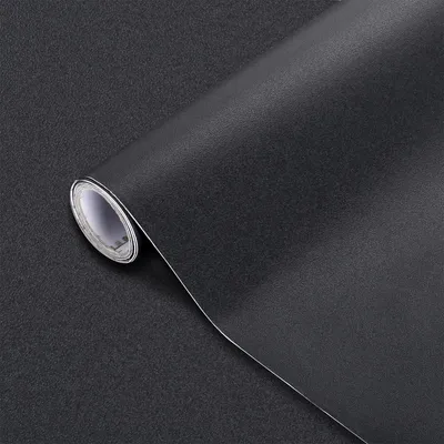 Produktbild von Klebefolie 61 x 500 cm, schwarz matt, wasserdicht Vinyl, für Möbel
