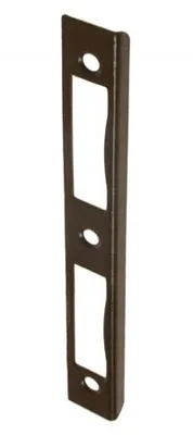 Produktbild von Universeller Winkelschließblech 170x20x8 mm, hellbraun lackiert, ohne Kunststoffeinsatz
