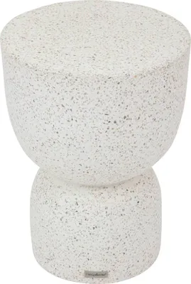 Produktbild von Gartenbeistelltisch "timandra" d. 35 x h47cm aus terrazzo  - Hespéride