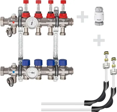Obrázok produktu pre Schlüter Anschlusspaket für BEKOTEC-EN FK für 10 Heizkreise, Rohr Ø 10 mm