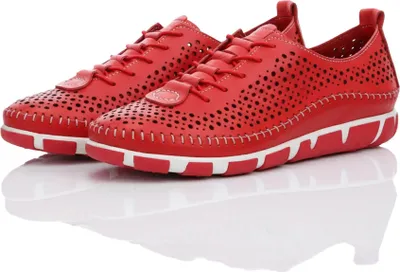 Produktbild von Gemini Damen Schnürschuh rot Größe 38